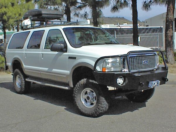 Aluminess Ford Excursion 1995-2005 Front Winch Bumper - Image 4