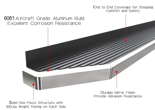 1999-2014 Aluminum Running Boards - Image 5