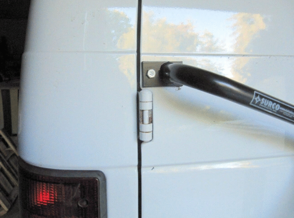 1992-2013 | 2014-2024 Ford Econoline Van Rear Tire Carrier / Spare Wheel Carrier Mount - Image 4