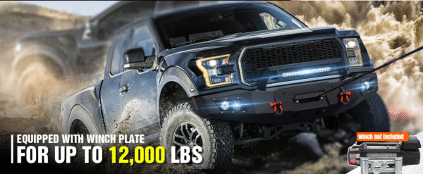 2017-2022 Ford - F250/F350/F450 Super Duty Carbon Steel Front Bumper - Image 6