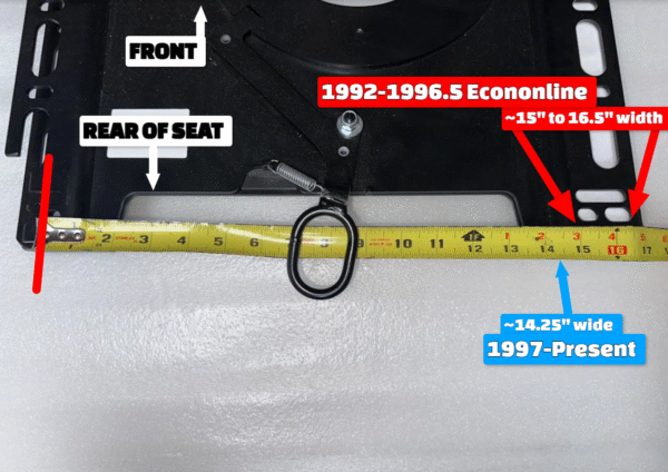 1992-1996 Ford Econoline Swivel Seat Adapter – Driver | Passenger Side - Image 2