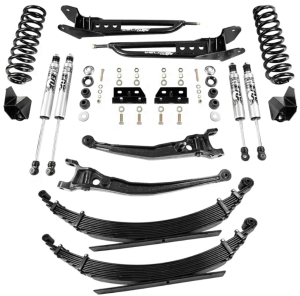 Ford Econoline E350/E450 6" Suspension Lift Kit with Leaf Springs & Fox Shocks