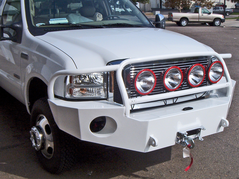 Ford Super Duty Aluminess front winch bumper 2005-2007