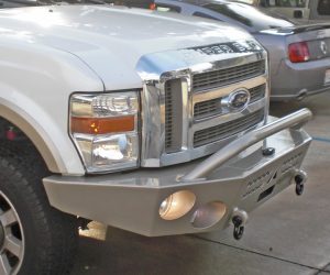 Ford Super Duty Aluminess front winch bumper 2008-2010