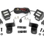LED Light | Rear Mount | 2" Black Pair | Flood | Polaris Ranger 1000/Ranger 1000XP (19-21)