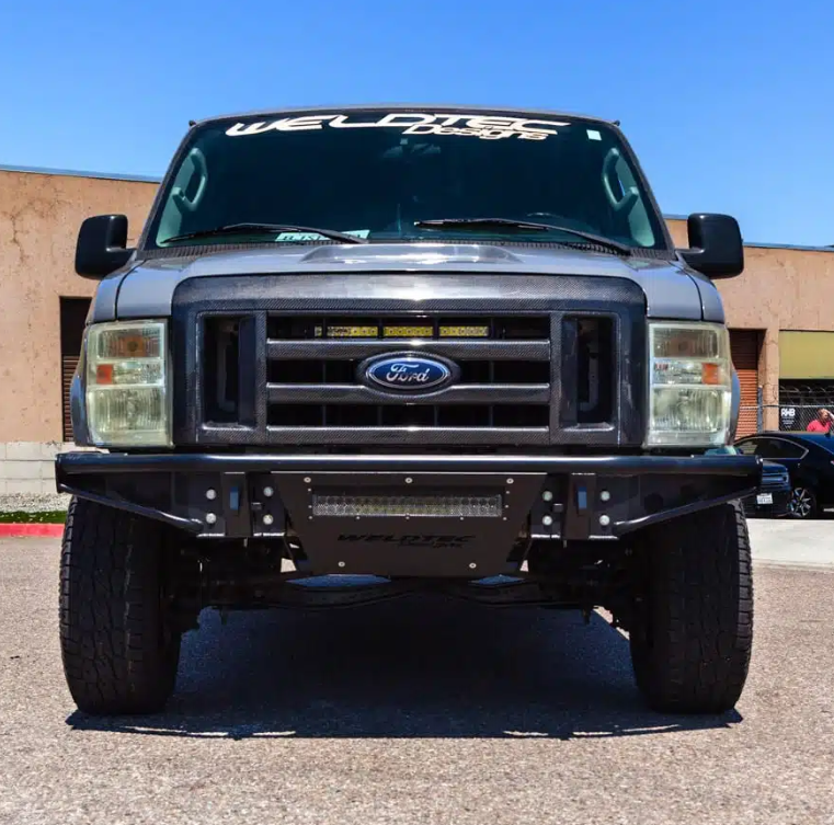 Ford E-Series E250/E350/E450 1992-2007 | 2008-2024 WTD Weldtec Pre-Runner Front Bumper