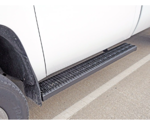 1999-2014 Ford Econoline 7" Black Steel Grip Steps Running Boards