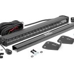 LED Light | Bumper Mount | 20" Black Single Row | Ford Bronco Sport (21-22)