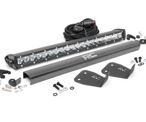 LED Light | Bumper Mount | 20" Chrome Single Row | Ford Bronco Sport (21-22)