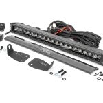 LED Light | Bumper Mount | 20" Black Single Row | White DRL | Ford Bronco Sport (21-22)
