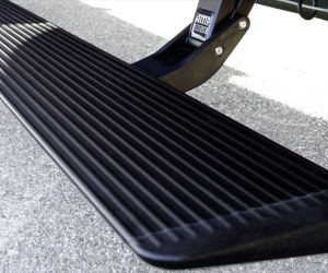 Amp Research Electric Power Step Running Board for 2022 | 2023 | 2024 Ford Transit 1pc Kit Passenger Side Only