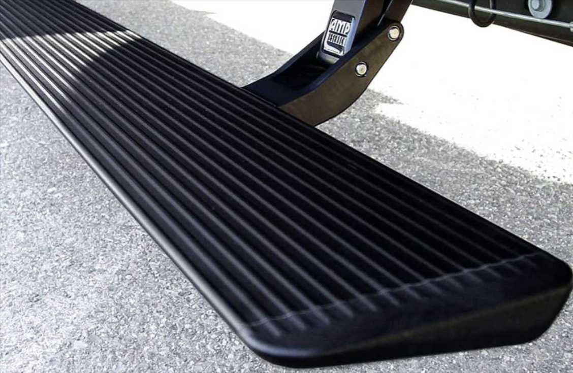 Amp Research Electric Power Step Running Board for 2022 | 2023 | 2024 Ford Transit 1pc Kit Passenger Side Only