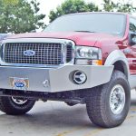 Aluminess Ford Excursion 1995-2005 Front Winch Bumper - WITHOUT BRUSH GUARDS