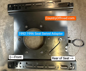 1992-1996 Ford Econoline Swivel Seat Adapter – Driver | Passenger Side