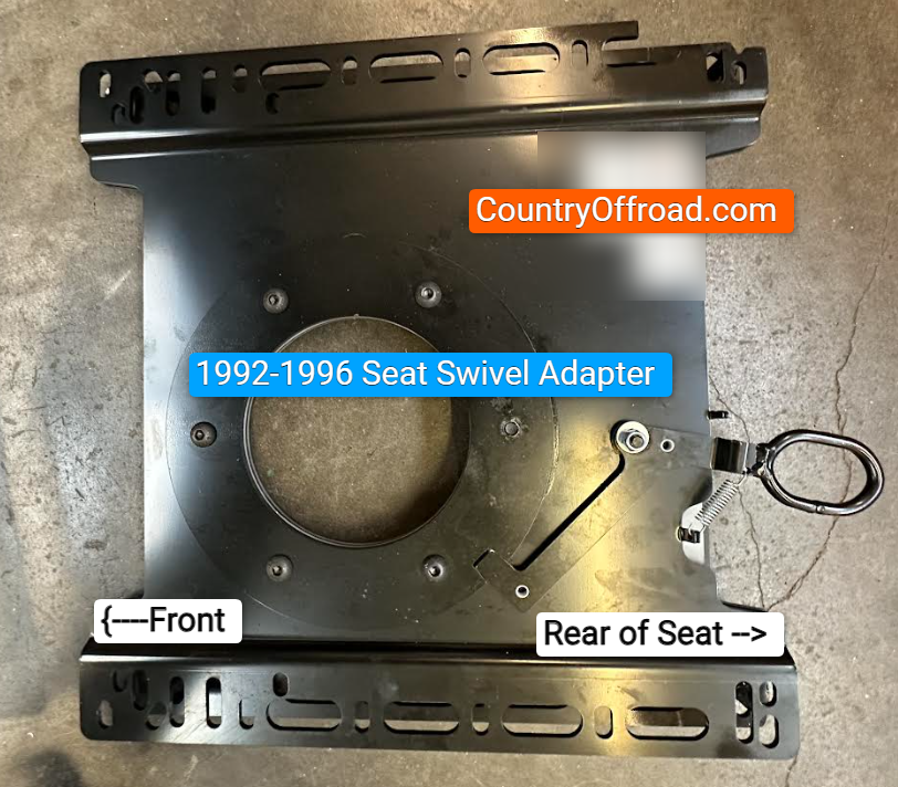 1992-1996 Ford Econoline Swivel Seat Adapter – Driver | Passenger Side