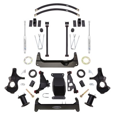 6 Inch Lift Kit for Chevy Silverado / GMC Sierra with Front Spacers / Rear Competition Shocks