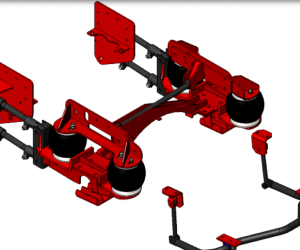 Ford F250 / F350 4 Bag Air Suspension System