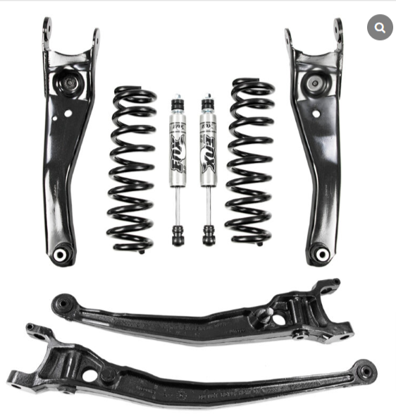 Ford E-Series 3″ Suspension Lift Kit - Front Only E150|E-250|E-350 - Fox Performance Shocks - for up to 31" Tires