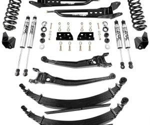 Ford Econoline E350/E450 6" Suspension Lift Kit with Leaf Springs & Fox Shocks