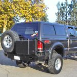 Aluminess Ford Super Duty F-250 F-350 F-450 2005-2007 Rear Bumper
