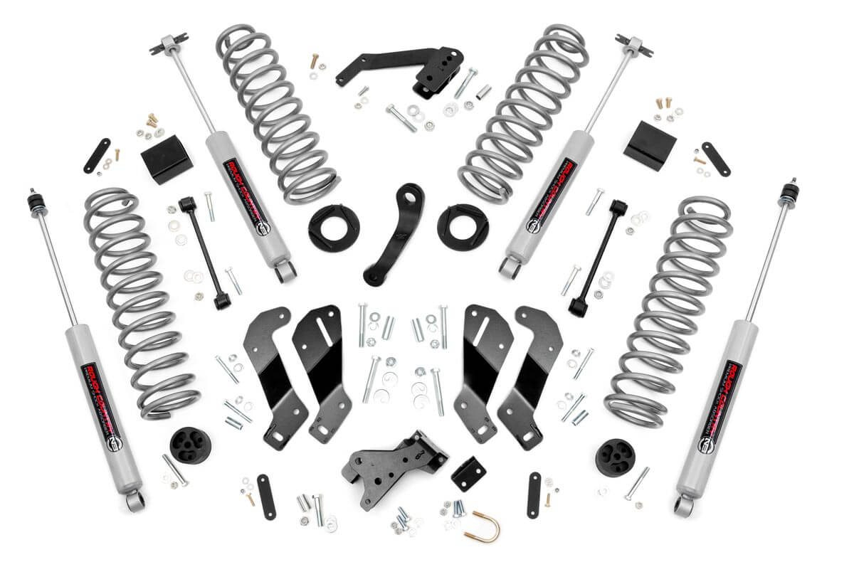 2007-2018 Jeep Wrangler JK 2 Door 4wd 3.5 Inch Lift Kit - Free Shipping