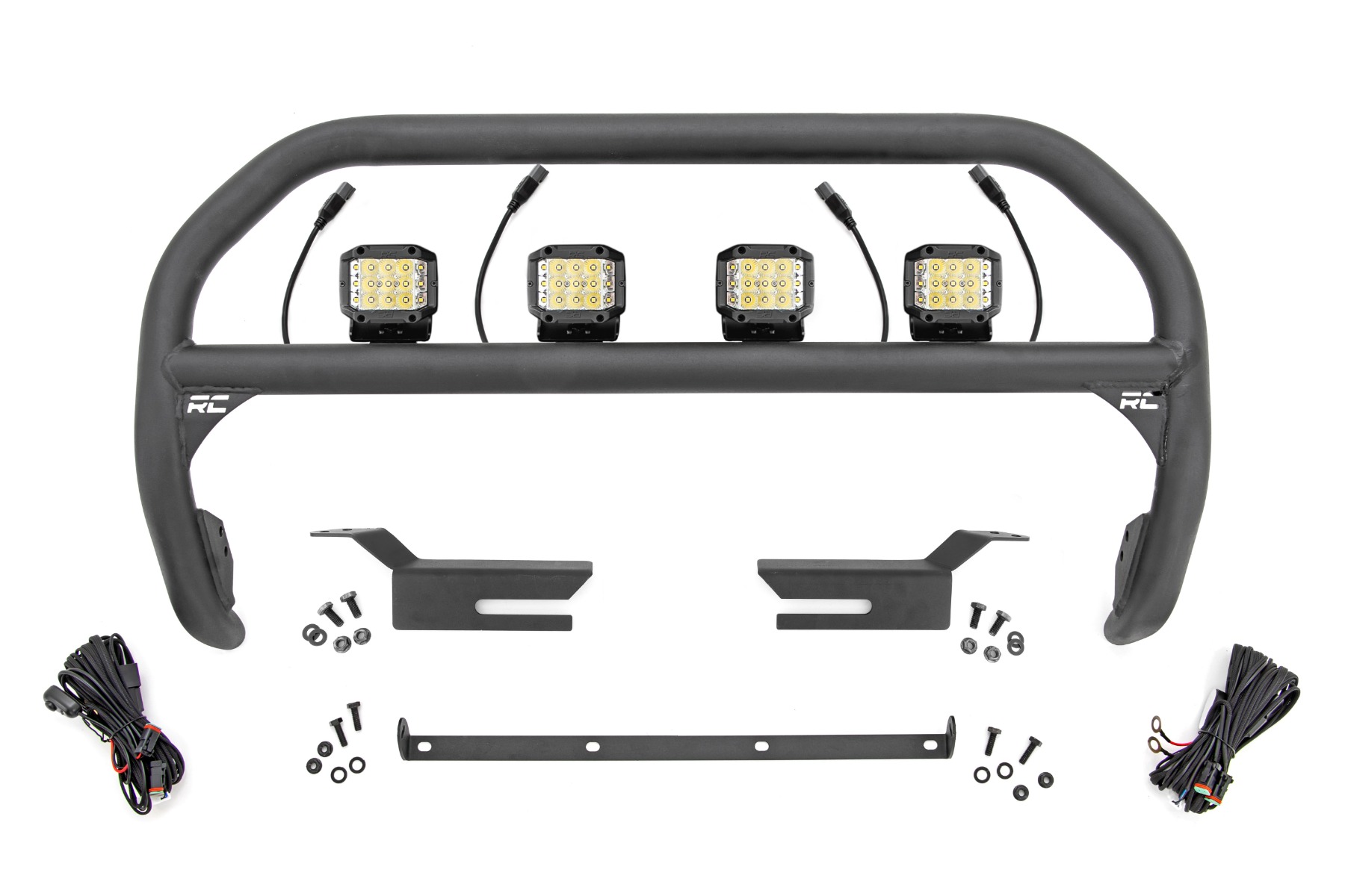 Nudge Bar | 4 Inch Round Led (x4) | Ford Bronco 4WD (2021)